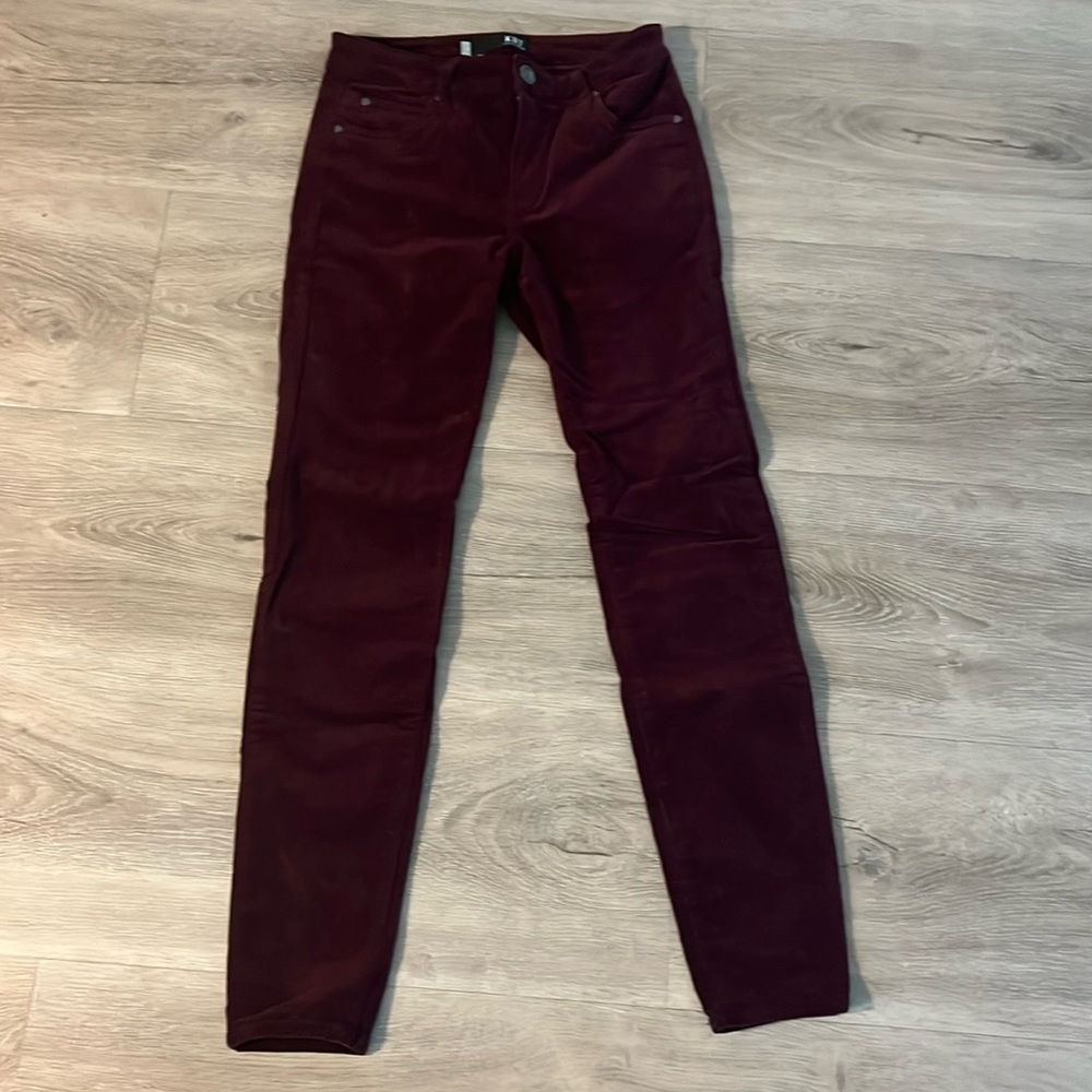 KUT from the Cloth maroon/burgundy corduroy jeans size 0